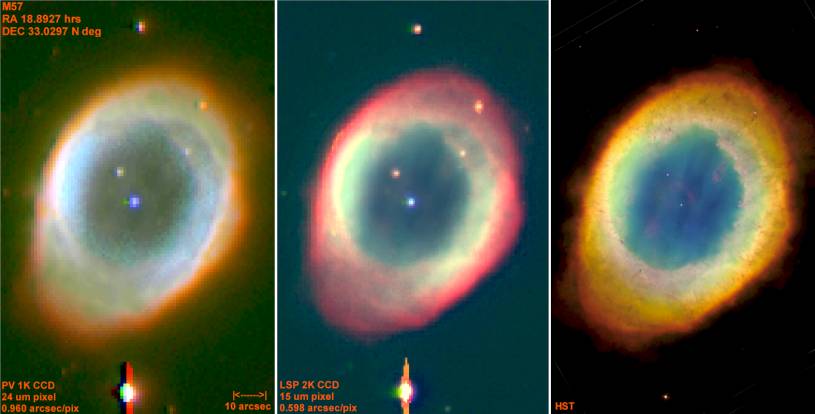 ring nebula from hubble space pictures